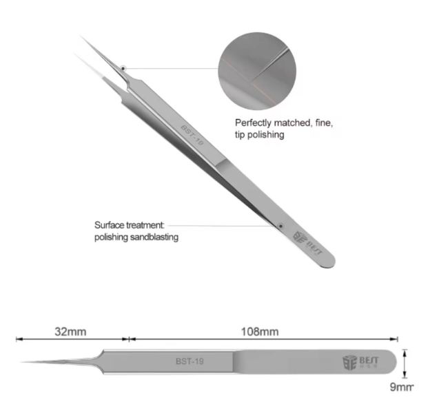 BST-19  HIGH QUALITY TWEEZER