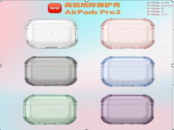 COVER AIRPODS APPLE CLEAR NEW